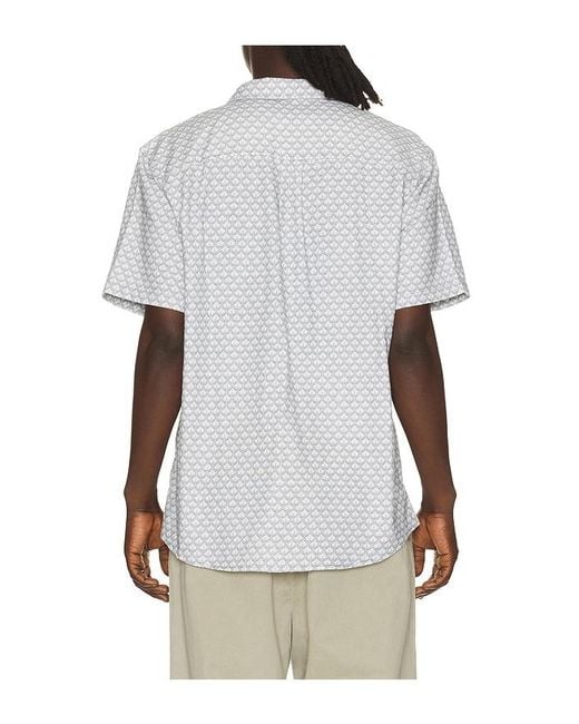 Marine Layer White Classic Stretch Selvage Shirt for men