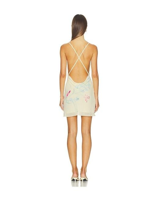 Lovers + Friends Natural Ellison Mini Dress