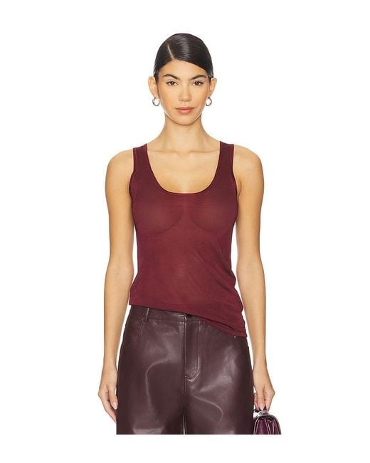 MOTHER OF ALL Red Elena Tank Top
