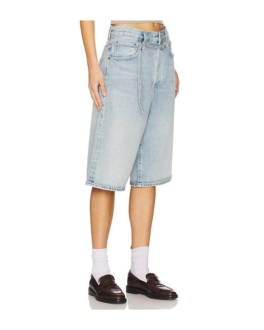 Agolde Blue Shorts Emmi