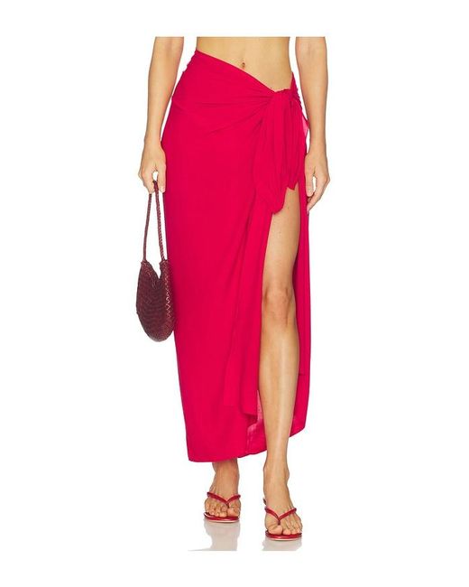Juillet Pink Paiges Pareo Skirt