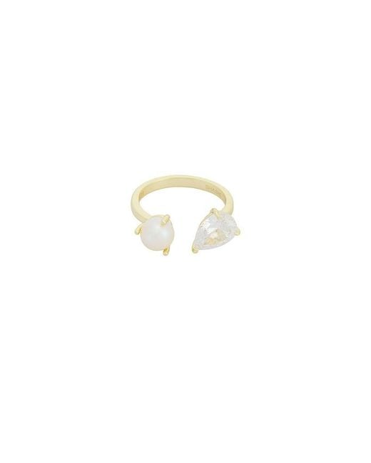 Shashi Metallic Toi Et Moi Ring