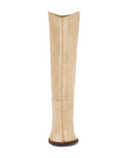 Free People White Sway Low Slouch Boot