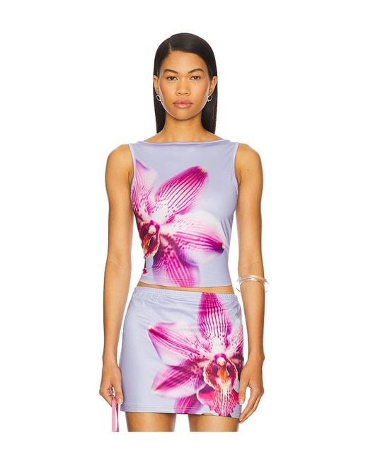 Runaway the Label Pink Celeste Top