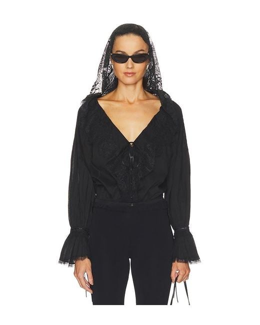 LPA Black Rhea Top