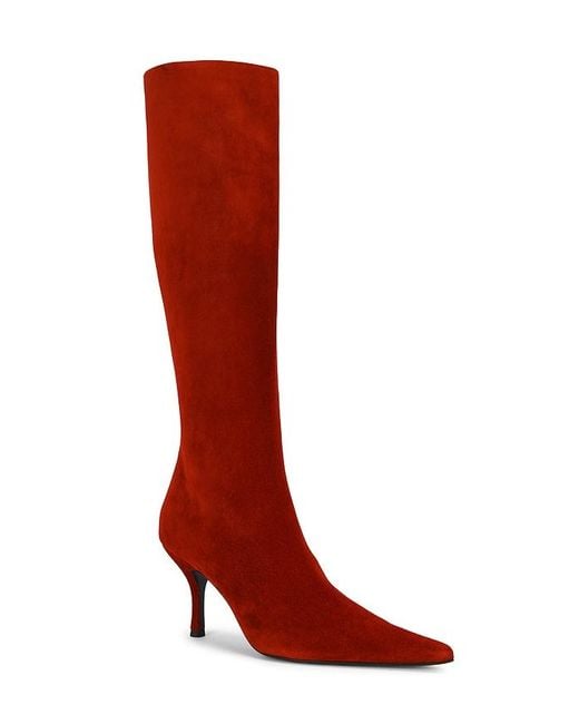 Magda Butrym Red Knee High Boot