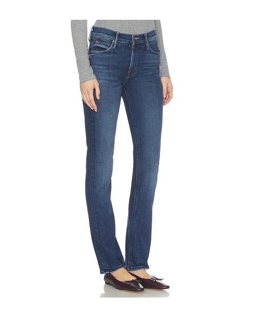 Mother Blue The Mid Rise Dazzler Skimp Jeans