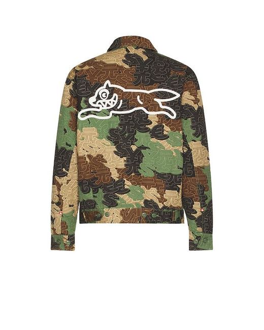 ICECREAM Green Broccoli Workman's Jacket for men
