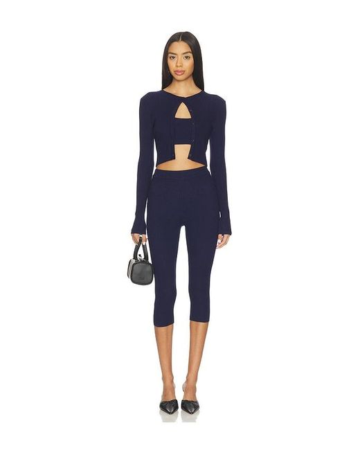 ALL THE WAYS Blue Jude Knit Set