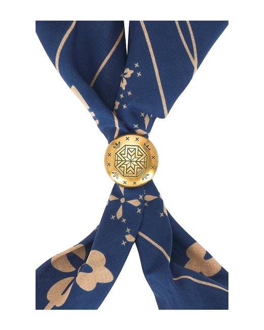 Adidas Originals Blue X Clot By Edison Chen Bandana Slider for men