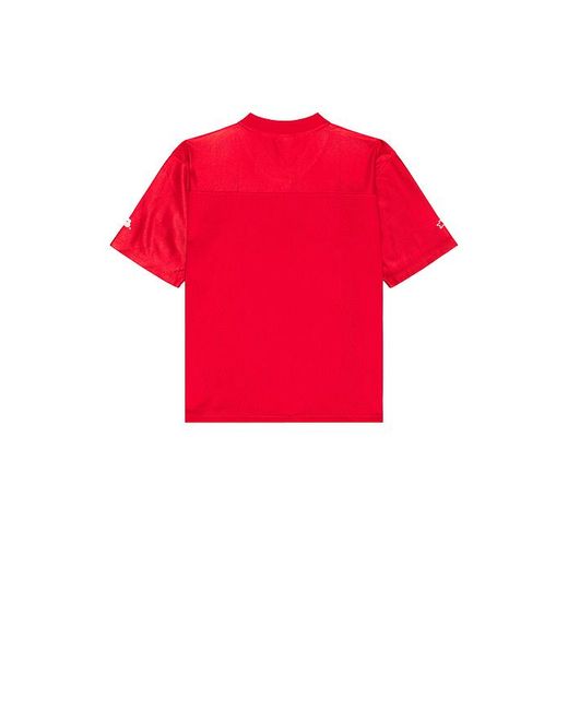 Badfriend Red Big Logo Football Jersey for men
