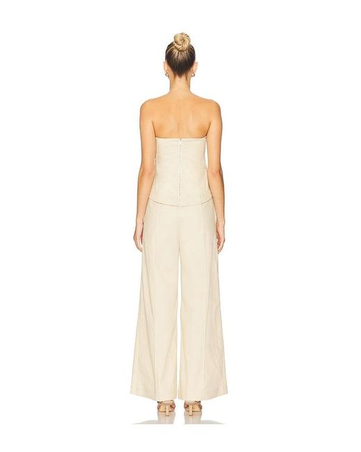Et Ochs White Jordan Corset Bustier Jumpsuit