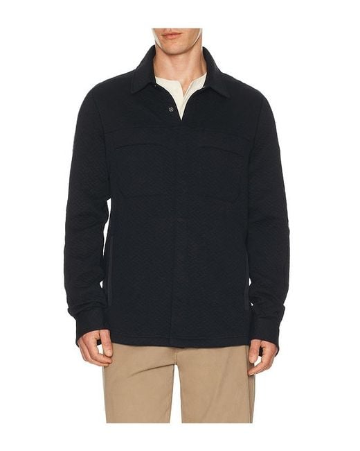 Rhone Black Weekend Shacket for men