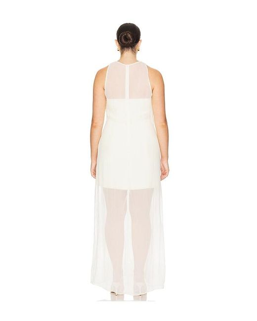 L'academie White 'Academie Amiens Maxi Dress