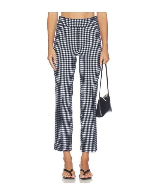 Spanx Blue Pintuck Kick Flare Pant