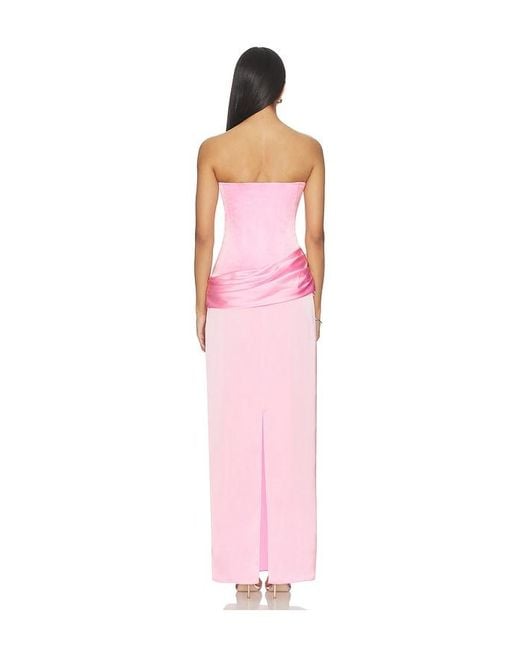 Amanda Uprichard Pink X Revolve Rue Gown