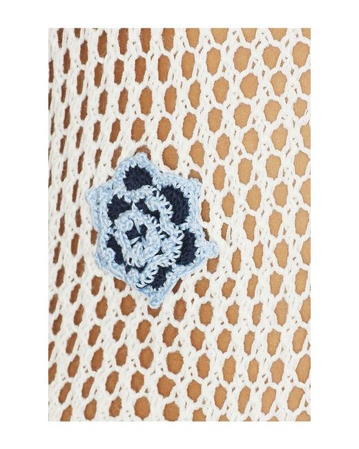 CAPITTANA White Patsie Roses Dress