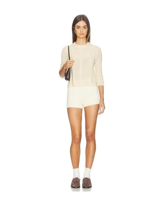 With Jean White Khloe Top