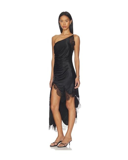 Bardot Black Rayner One Shoulder Dress