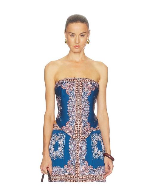 MISA Los Angles Blue X Revolve Mae Top