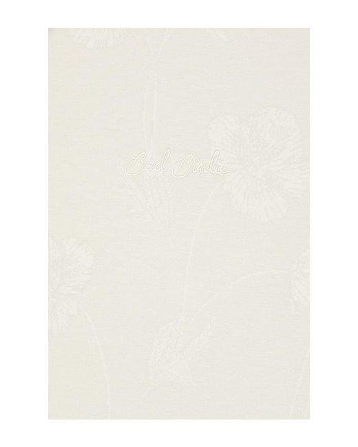 BAD BIRDIE White Bloom Me Away Jacquard Polo for men