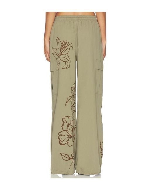Juliet Johnstone Green Cotton Parachute Pant