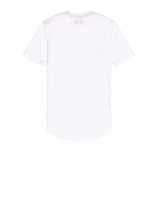 Goodlife Triblend Scallop Crew in White 