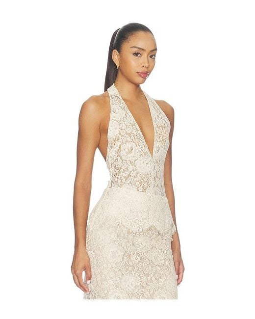 Lovers + Friends Natural Atlan Top