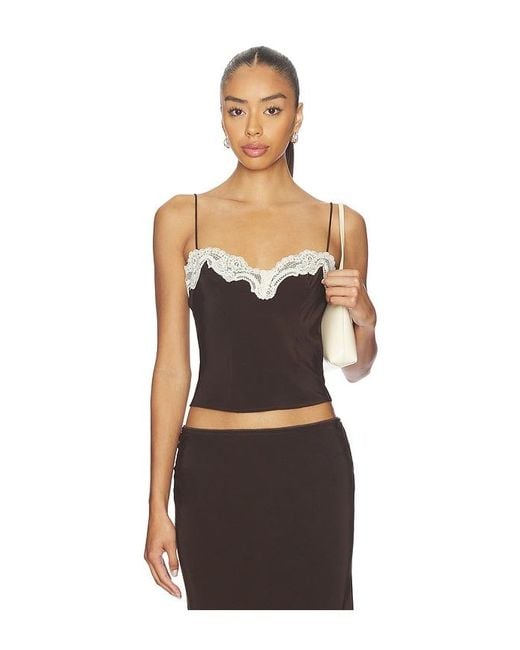 With Jean Black Tilly Top