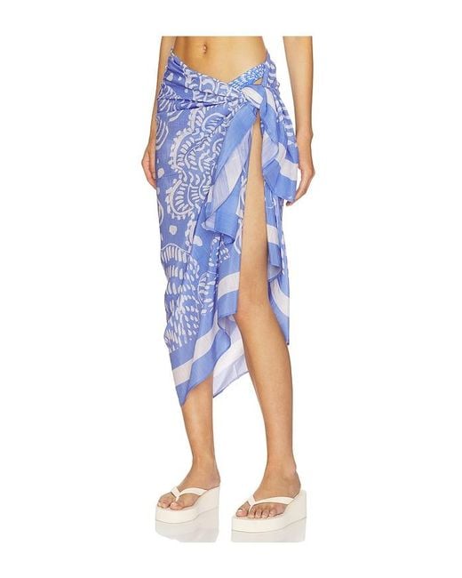 Vitamin A Blue Samara Sarong