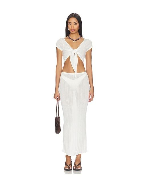 Solid & Striped White Rock Rianne