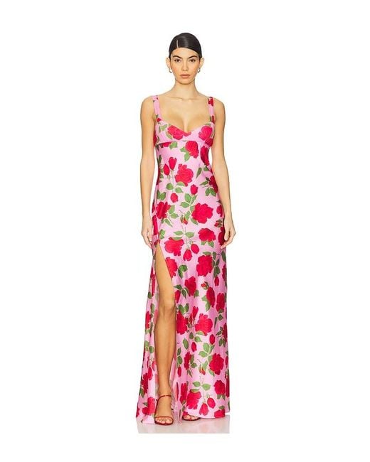 Show Me Your Mumu Red Maude Maxi Dress