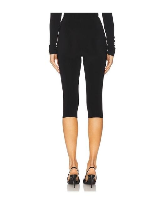 Norma Kamali Black Capri Legging