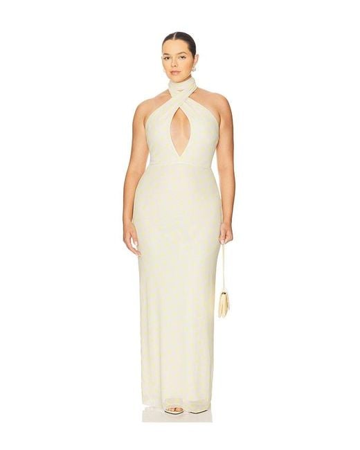 AFRM White Genie Mesh Dress