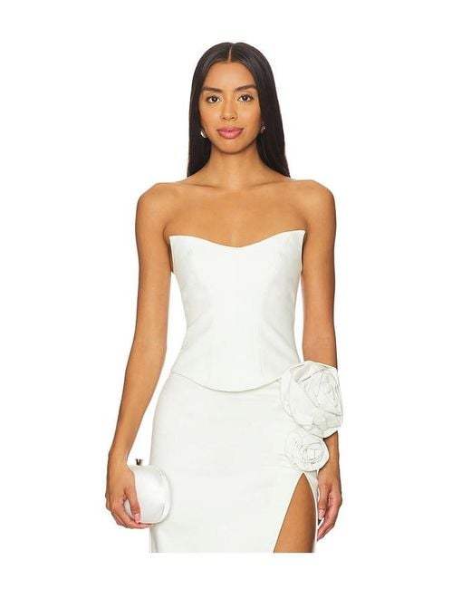 Nbd White Yaz Bustier