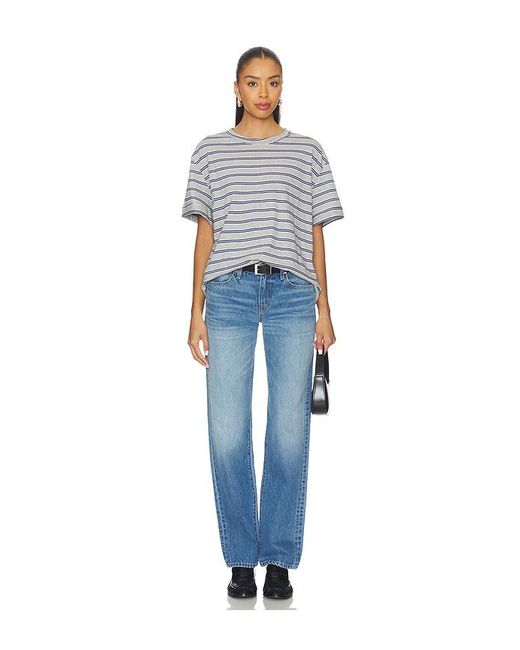 SLVRLAKE Denim Blue Ellie Relaxed Leg Jeans