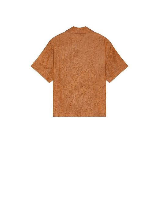 Camisa En Color Marrón Talla (También En Xs) WAO de hombre de color Brown