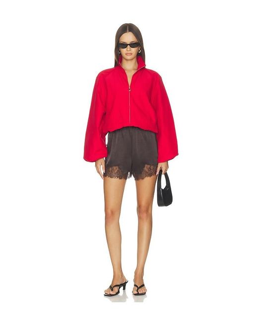 Citizens of Humanity Black Lace Trimmed Tap Short