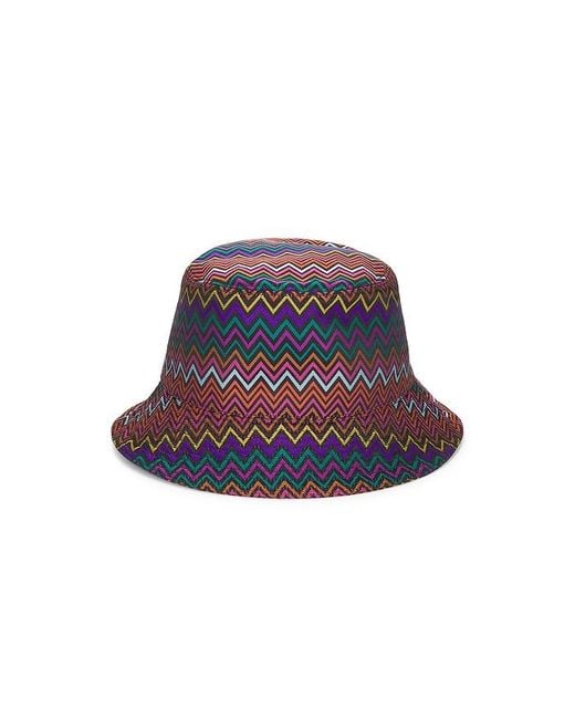 Missoni Brown Bucket Hat for men