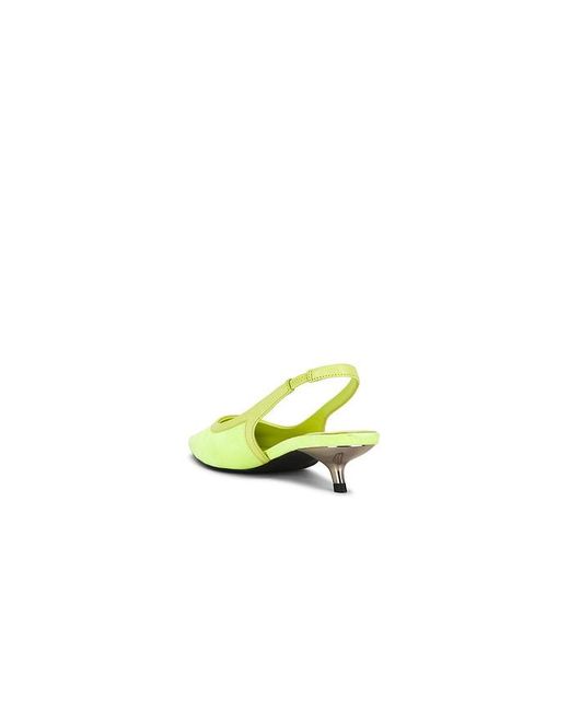 Dirt Yellow Slingback Heel