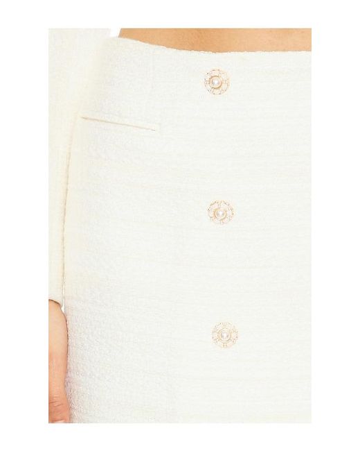 Astr White Rosario Skirt