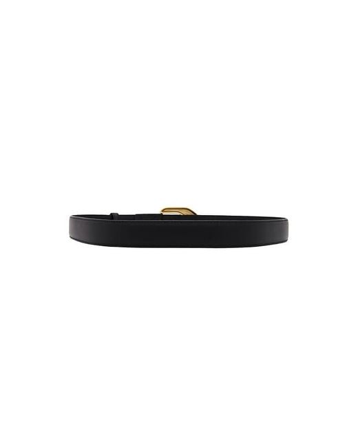 Lovers + Friends Black Adana Leather Belt