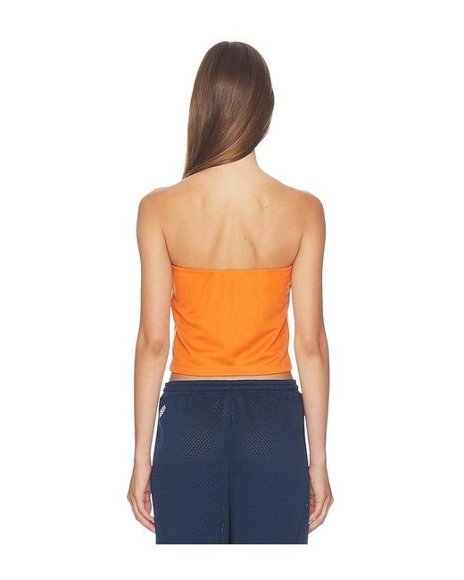 Hype and Vice Orange Texas Jersey Tube Top