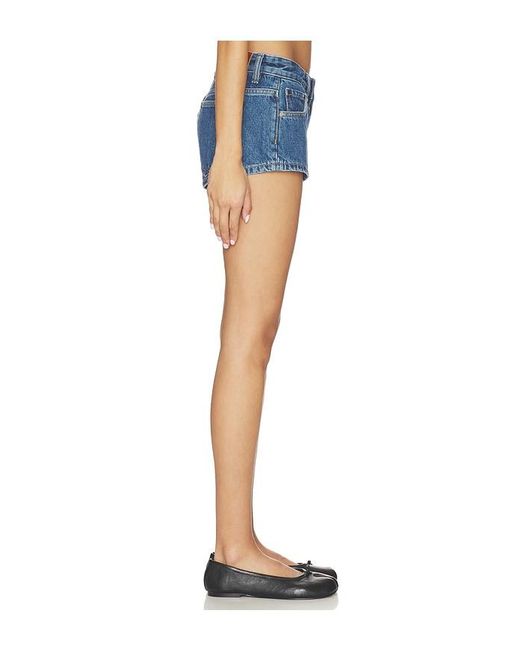 EB DENIM Blue Portman Low Rise Short