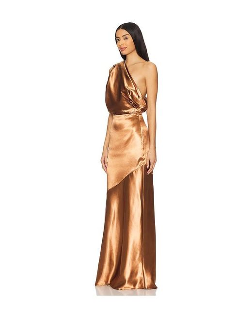 Lovers + Friends Natural Sheridan Gown