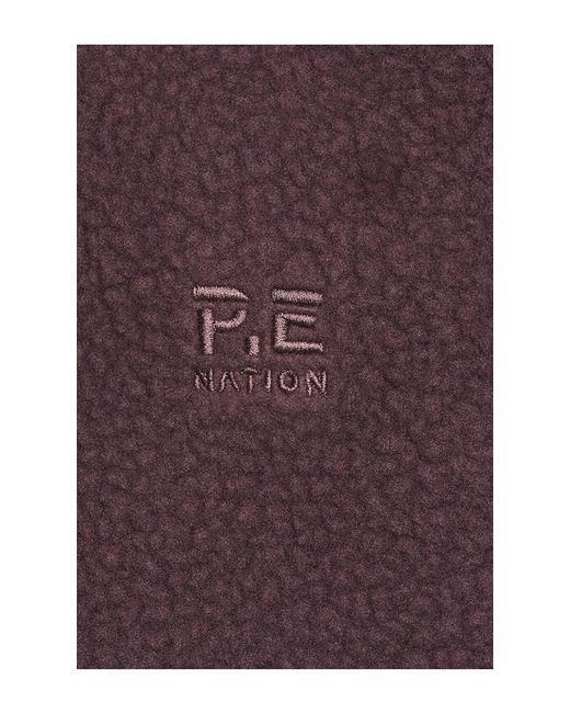 P.E Nation Red Lennon Sherpa Jacket