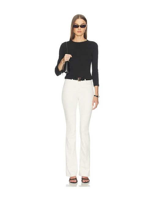 L'Agence White Ruth High Rise Straight Jean