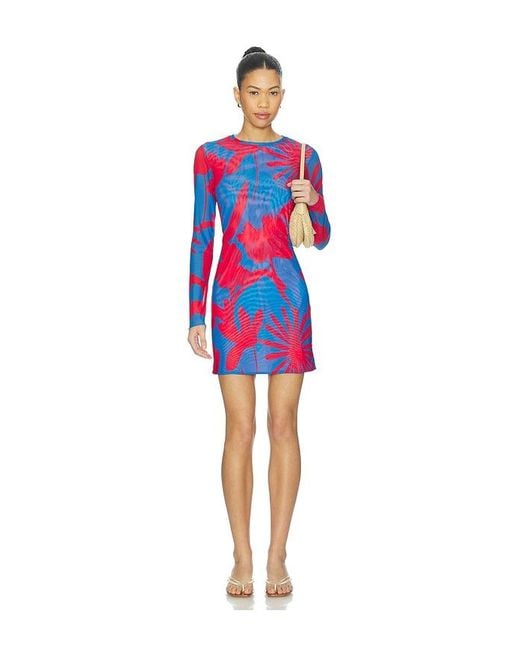 Eywasouls Malibu Red Scarlet Mini Dress
