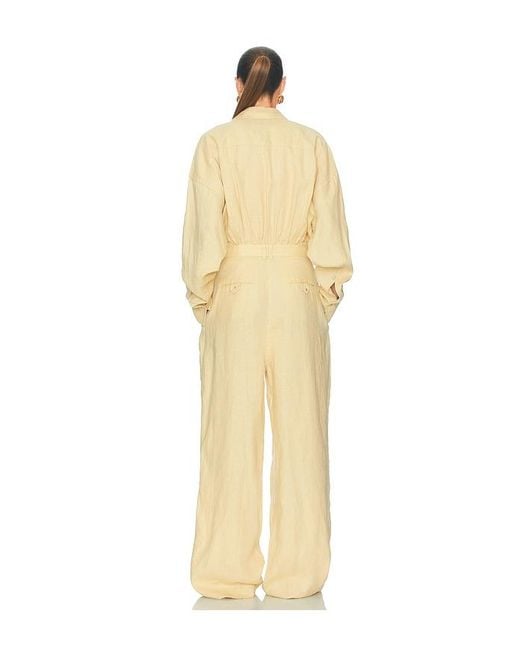 Helsa Natural Paperbag Jumpsuit