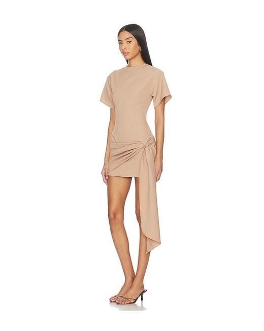 superdown Natural Kirana Wrap Front Dress